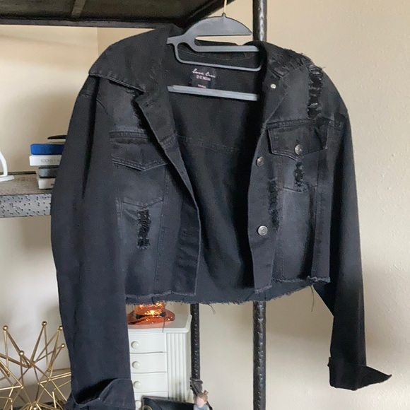 Black Jean jacket - Picture 1 of 2